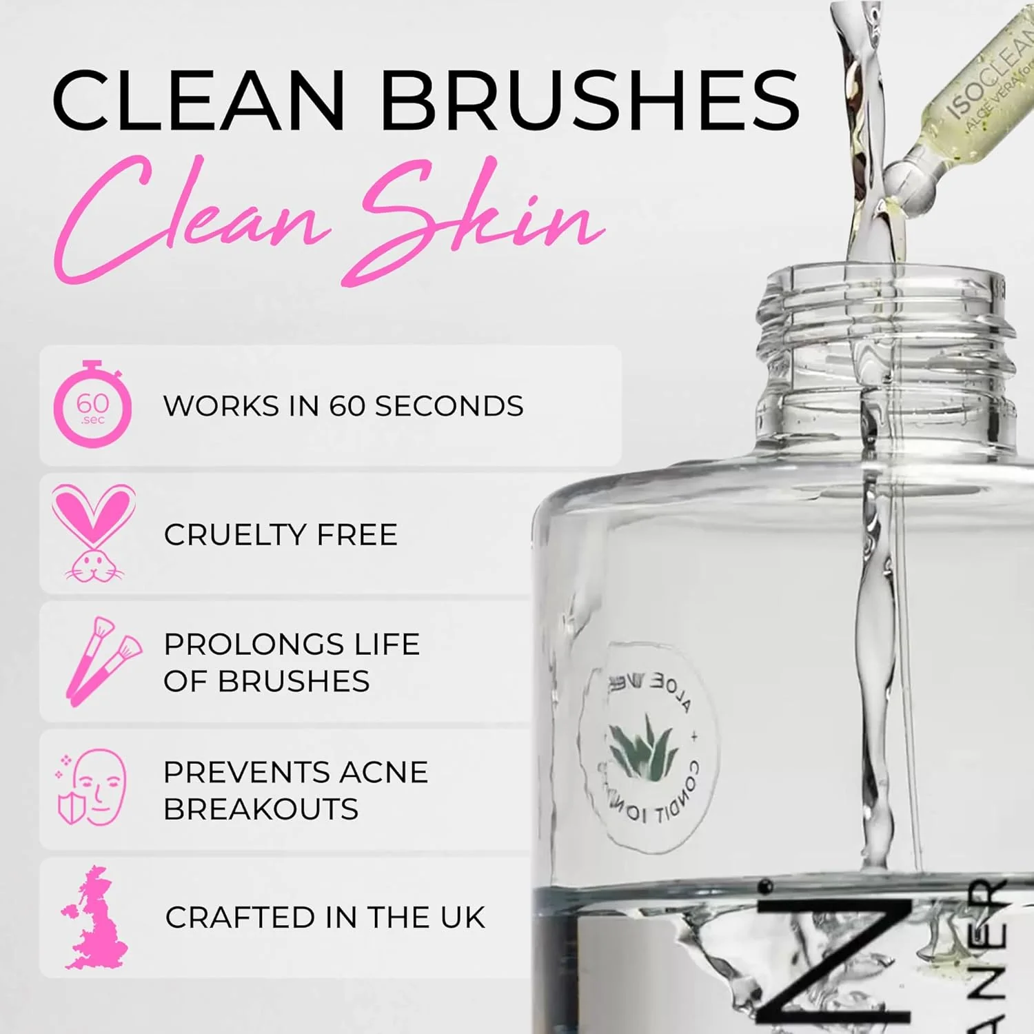 Spray Brush Cleaner and Microfibre Towel - Image 6